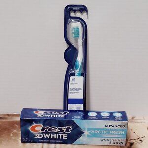 Crest 3D White Advanced Arctic Fresh Toothpaste for 3.3Oz / Oral-B Toothbrush